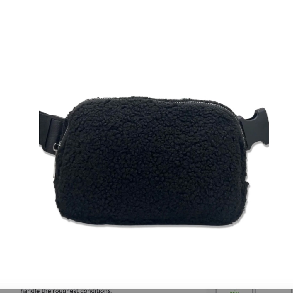 Sherpa Fleece Belt Bag & Fanny Pack